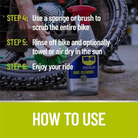 WD-40 Specialist Bike Cleaner, 32oz, foaming Trigger | bike-oils