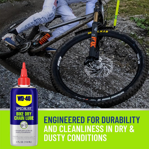 WD-40 Specialist Bike Dry Chain Lube, 4 OZ | bike-oils