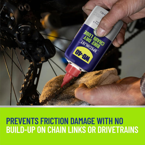 WD-40 Specialist Bike Dry Chain Lube, 4 OZ | bike-oils