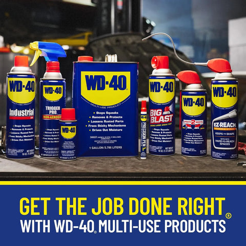 WD-40 Multi-Use Product with Smart Straw Sprays 2 Ways, 8 OZ [12-Pack]