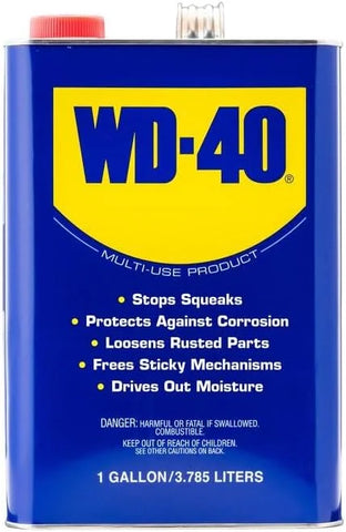 WD-40 Original Formula, Multi-Use Product, One Gallon [4-Pack]