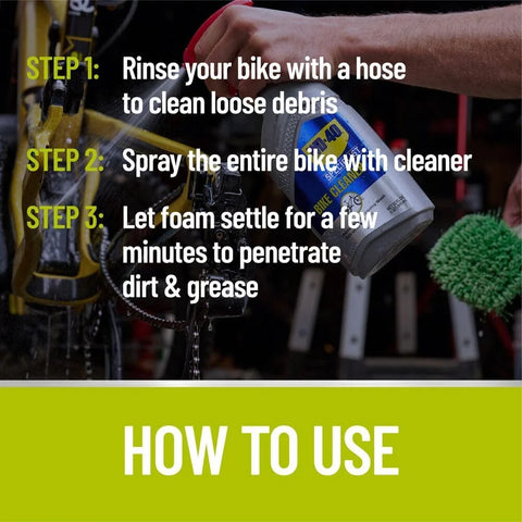 WD-40 Bike Specialist Bike Cleaner, Foaming Trigger, 32oz [4-Pack]