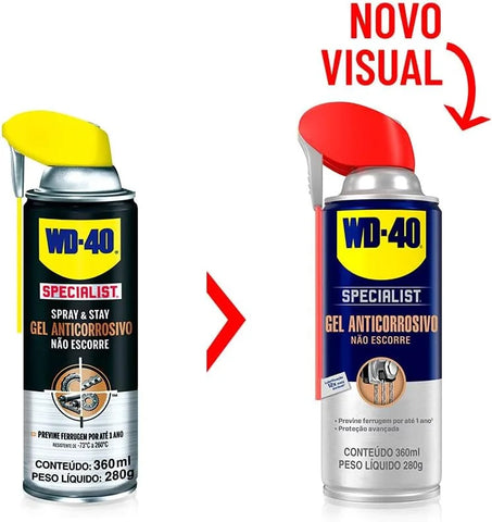WD-40 Specialist Gel Lube with SMART STRAW SPRAYS 2 WAYS, 10 OZ