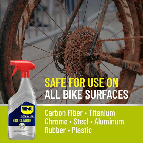WD-40 Bike Specialist Bike Cleaner, Foaming Trigger, 32oz [4-Pack]