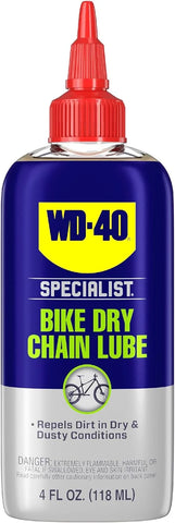 WD-40 Specialist Bike Dry Chain Lube, 4 OZ | bike-oils
