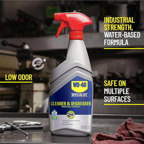 WD-40 Specialist Cleaner & Degreaser, Multi-Surface Cleaning Solution, Great for cleaning grills and grill parts, 32 OZ [Non-Aerosol Trigger] (Pack of 2)
