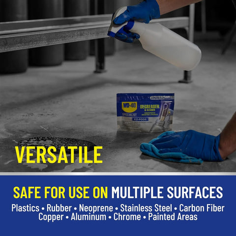 WD-40 Specialist Degreaser and Cleaner EZ-PODS, Customizable Industrial-Strength Concentrate, Multi-Surface Cleaning Solution, 1-Pack of 20 PODS